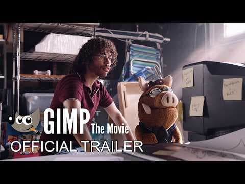YouTube thumbnail for GIMP: The Movie (2026) | Official Trailer | Starring Pork Johnson