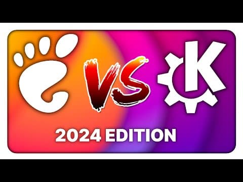 YouTube thumbnail for GNOME vs KDE Plasma in 2024: which one is better for Linux beginners?