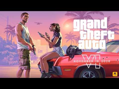 YouTube thumbnail for Grand Theft Auto VI Launch Trailer