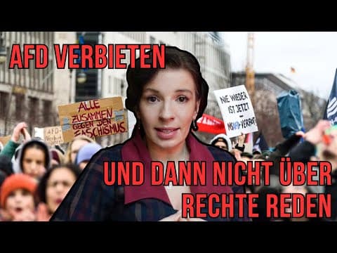 YouTube thumbnail for Marina Weisband: AfD verbieten und nicht mehr über Rechte reden (vom 23.01.2024, hochaktuell)