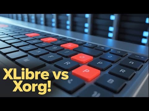 YouTube thumbnail for Gary H Tech : XLibre vs Xorg
