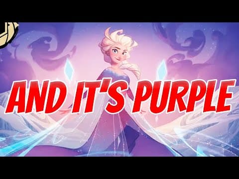 YouTube thumbnail for Disney Lorcana has a Problem... A video by Curley Cards about Lorcana