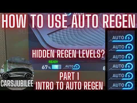YouTube thumbnail for Hyundai Ioniq 5 - How To Use Auto Regen or Intro To Auto Regen PLUS The Hidden Levels!