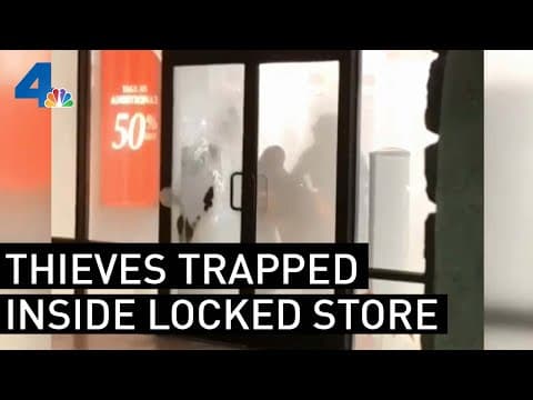 YouTube thumbnail for Thieves Break Into a Store, Only to Get Locked Inside