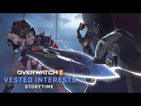 YouTube thumbnail for Vested Interest Story Time with Stéphane Cornicard and Chiara Preziosi | Overwatch 2