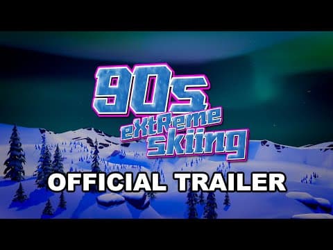 YouTube thumbnail for 90's Extreme Skiing VR Available now in the PlayStation Store