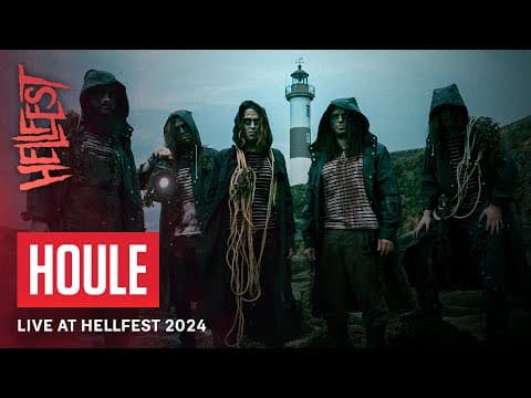YouTube thumbnail for [Black Metal] HOULE - Live @ HELLFEST 2024