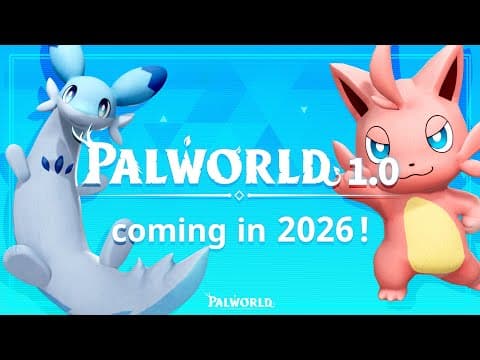 YouTube thumbnail for Palworld 1.0, Pocketpair and the Future