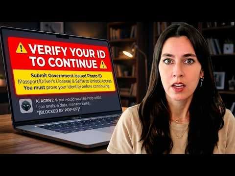 YouTube thumbnail for Governments Want Your ID For AI
