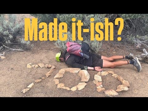 YouTube thumbnail for PCT Vlog: Mile 600–620 | Ultralight Backpacking in the Heat