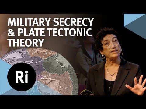 YouTube thumbnail for "Rethinking the Origin of Plate Tectonics", Dr Naomi Oreskes (Harvard) #history #science