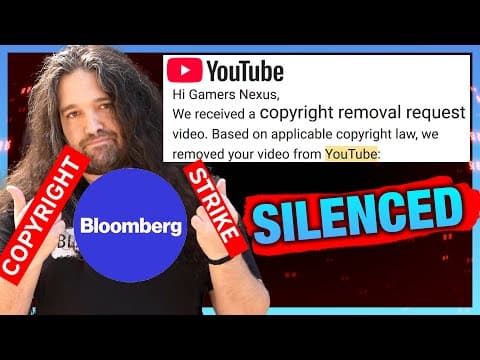 YouTube thumbnail for Our Channel Could Be Deleted - Gamers Nexus