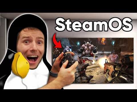YouTube thumbnail for LTT warnning: I Can’t Keep Waiting for SteamOS! - Linux Gaming Update 2025