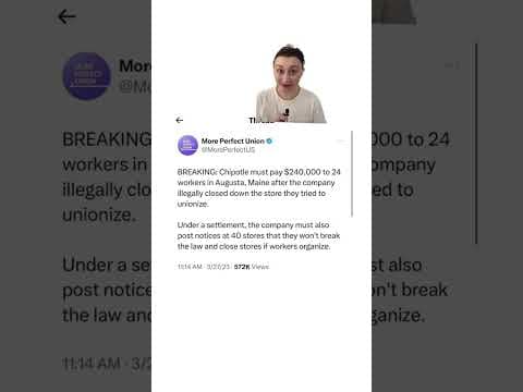YouTube thumbnail for Chipotle Forced To Pay Workers Thousands