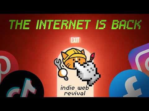 YouTube thumbnail for A Web Revival: the Internet didn't die, you're just not on it [12:20]