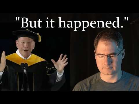 YouTube thumbnail for Critical Analysis of Google CEO's AI-apologist speech - Molly Rocket