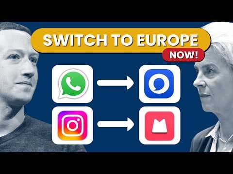 YouTube thumbnail for The European Alternatives To YouTube, WhatsApp & Instagram