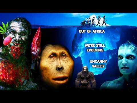 YouTube thumbnail for The Human Evolution Iceberg Explained | North02
