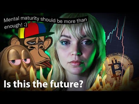 YouTube thumbnail for münecat - My Man's a Hexagon [jazz/lounge/parody] (2022)—from her Web3.0: A Libertarian Dystopia video (cued)