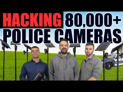 YouTube thumbnail for "The Cameras Tracking You Are A Security Nightmare" Benn Jordan