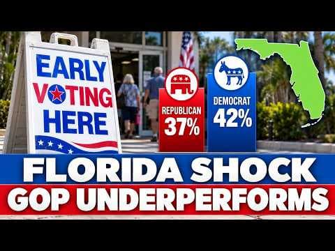 YouTube thumbnail for Democrats STILL LEAD in Florida! Texas having RECORD TURNOUT! | 2026 Midterms