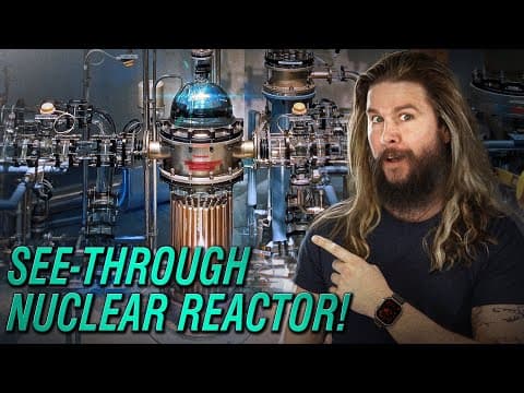YouTube thumbnail for Training reactor that you can see though is pretty neat!