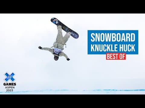 YouTube thumbnail for BEST OF Chipotle Snowboard Knuckle Huck | X Games Aspen 2023