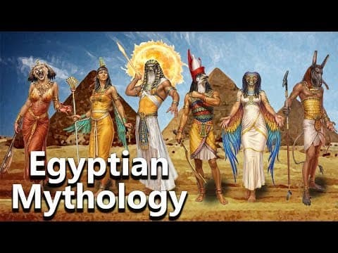 YouTube thumbnail for Egyptian Mythology: The Essential - Ra, Horus,Osiris, Seth, Anubis, Bastet