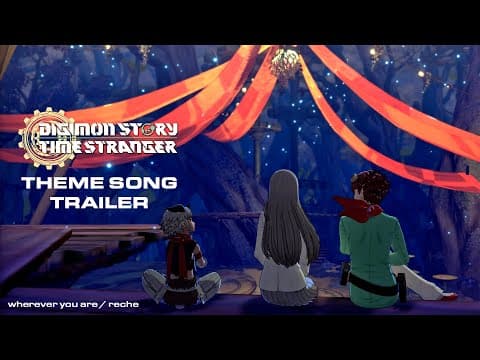 YouTube thumbnail for Digimon Story Time Stranger Theme Song | wherever you are by reche