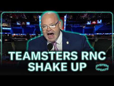 YouTube thumbnail for Teamster President's Extraordinary RNC Speech [25:42 | JUL 17 24 | Glenn Greenwald]