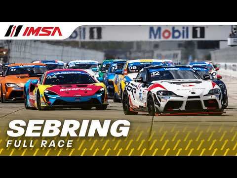 YouTube thumbnail for 2026 Alan Jay Automotive 120 | Michelin Pilot Challenge | Sebring International Raceway