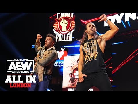 YouTube thumbnail for Better Than You, Bay Bay: The Feel-good Bromance of the Summer! | AEW All In London