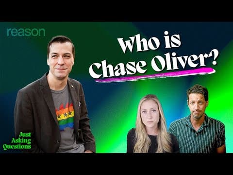 YouTube thumbnail for What does the Libertarian candidate really believe? | Chase Oliver | Just Asking Questions, Ep. 25