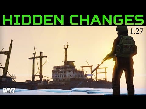 YouTube thumbnail for The 9 Must-know Changes of DayZ 1.27