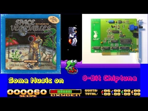 YouTube thumbnail for Space Vegetables [MS DOS] Some Music on Adlib