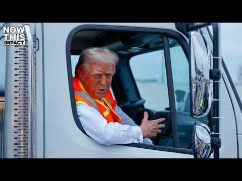 YouTube thumbnail for Trump: Veterans with no trucking experience will be on the road in 3 weeks