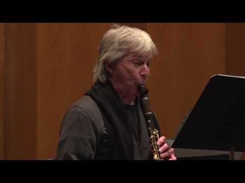 YouTube thumbnail for Mika and Richard Stolzman - Palimpsest for Marimba and Clarinet
