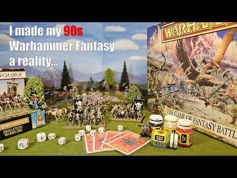 YouTube thumbnail for 'I made the Undead Army of my 90s Childhood Dreams (A Retro Army Painting Challenge Part 2)' - Timeless Tabletop Gaming