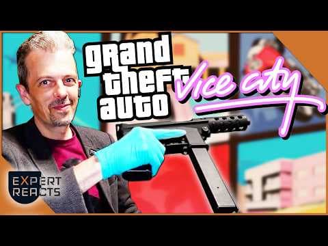 YouTube thumbnail for Grand Theft Auto Vice City guns examined by Johnathon Ferguson Keeper of Firearms and Artillery at the Royal Armouries