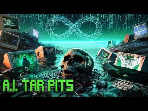 YouTube thumbnail for Kyle Hill: Digital Tar Pits - How to Fight Back Against A.I.