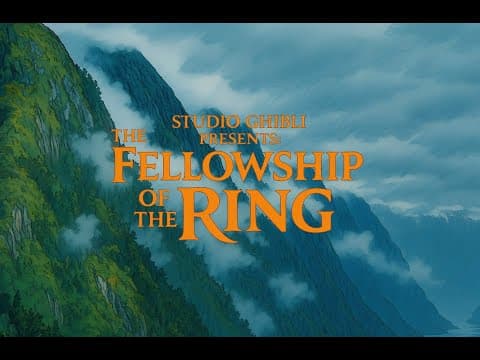 YouTube thumbnail for What if Studio Ghibli directed Lord of the Rings?