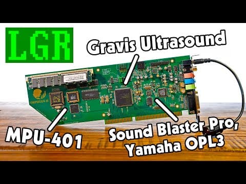 YouTube thumbnail for LGR: Orpheus II: The Best Retro PC Sound Card in 2023? Perhaps!