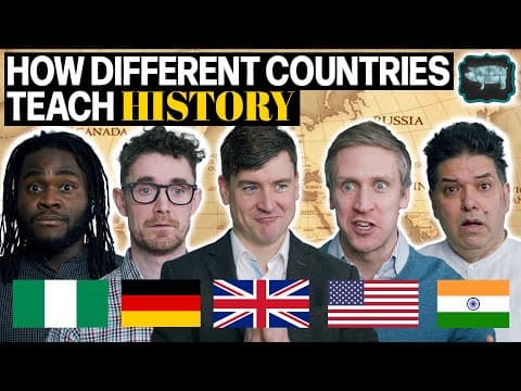 YouTube thumbnail for How Different Countries Teach History (Comedy Sketch)