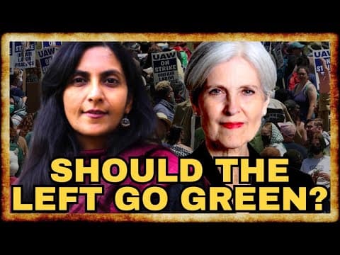 YouTube thumbnail for [Throwback to this great and informative interview] Is Jill Stein's Campaign Worth Supporting? - W/ Kshama Sawant [23:47 | JUL 26 2024 | Due Dissidence]