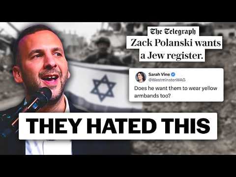YouTube thumbnail for Pro-Israel media in meltdown at our war criminals campaign