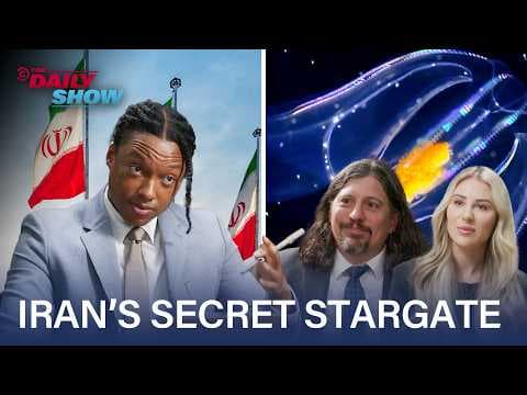 YouTube thumbnail for Did a Secret "Stargate" in Iran Cause Trump's Endless War? Josh Johnson Finds Out | The Daily Show
