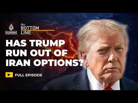 YouTube thumbnail for Trump has ‘run out of options’ in Iran war: Stephen Walt | The Bottom Line
