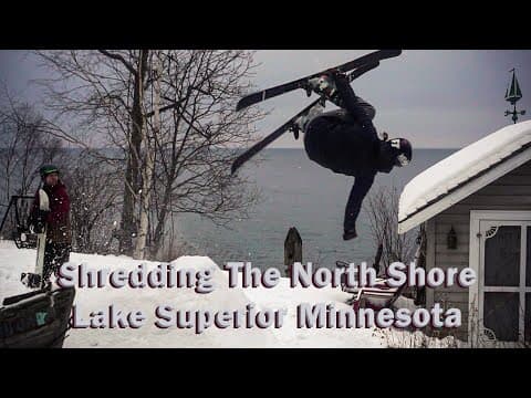 YouTube thumbnail for In Minnesota we don't need mountains to snowboard!