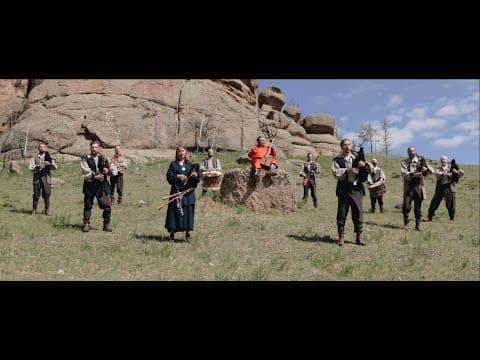 YouTube thumbnail for [Mongolian] [Mongolian & Latvian folk] Batzorig Vaanchig & Auli - Hunnu Guren