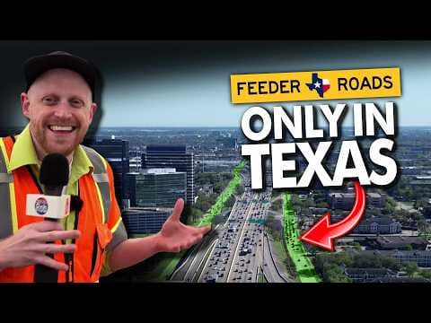 YouTube thumbnail for Why Texas Builds a Freeway Next to Every Freeway | Road Guy Rob [19:59]